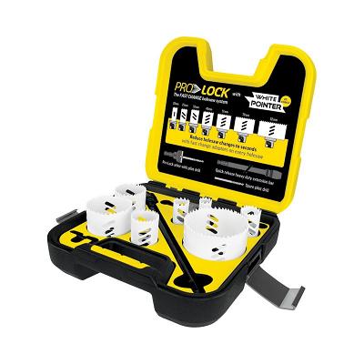 Pro Lock | Electricians Fast Change Holesaw Kit (10 PCE)