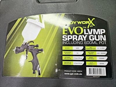 EVO LVMP Gravity Feed Gun & Pot