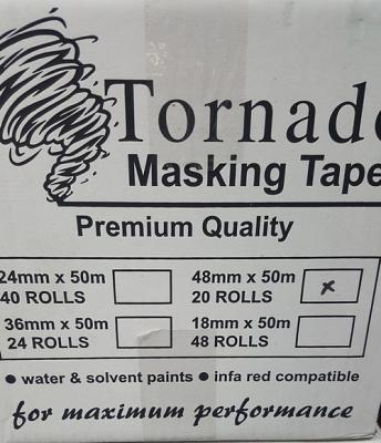 Tornado Premium Orange Masking Tape 18mm - 24mm - 36mm - 48mm