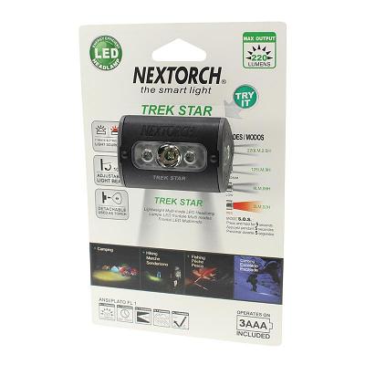 Nextorch Trek Star Ultra Bright LED Headlamp: Black