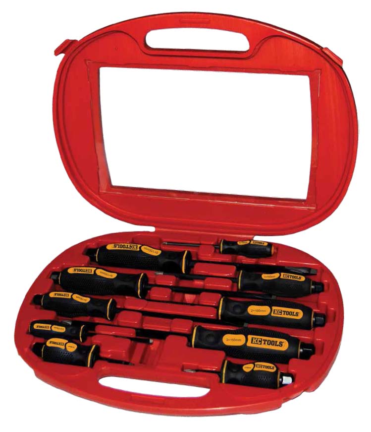 10 Piece Hex Bolster Screwdriver Set