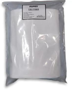 RUPES PACK OF 5 RUPES S145 FLEECE VAC BAGS DUST EXTRACTION