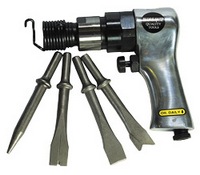 Heavy Duty Air Hammer + 4 Piece Chisel