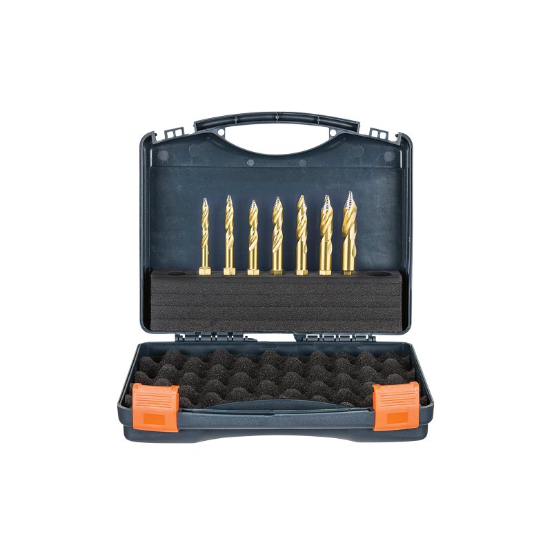 HMT VersaDrive TurboTip Impact Drill Bit Set, 6.8, 8, 8.5, 10, 10.5, 12, 14mm