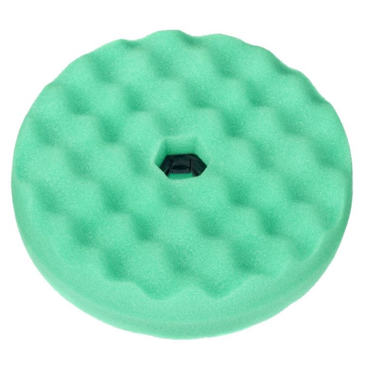 3M Quick Connect Double Sided Convoluted Foam Compounding Pad - Green 216mm