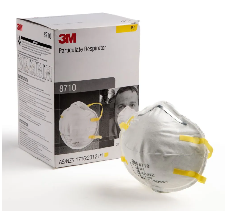 3M Cupped Particulate Respirator 8710, P1, 20/Box