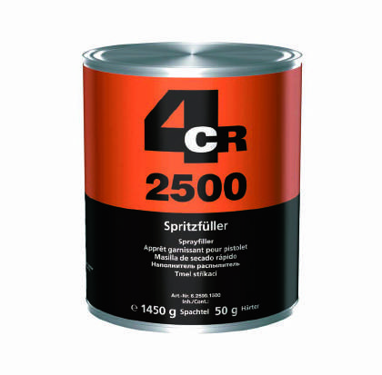 4CR 2K Polyester Spray Filler Grey – 1.5kg