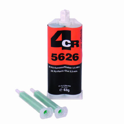 4CR 2PK PU Plastic Glue 1.5Min 50mL