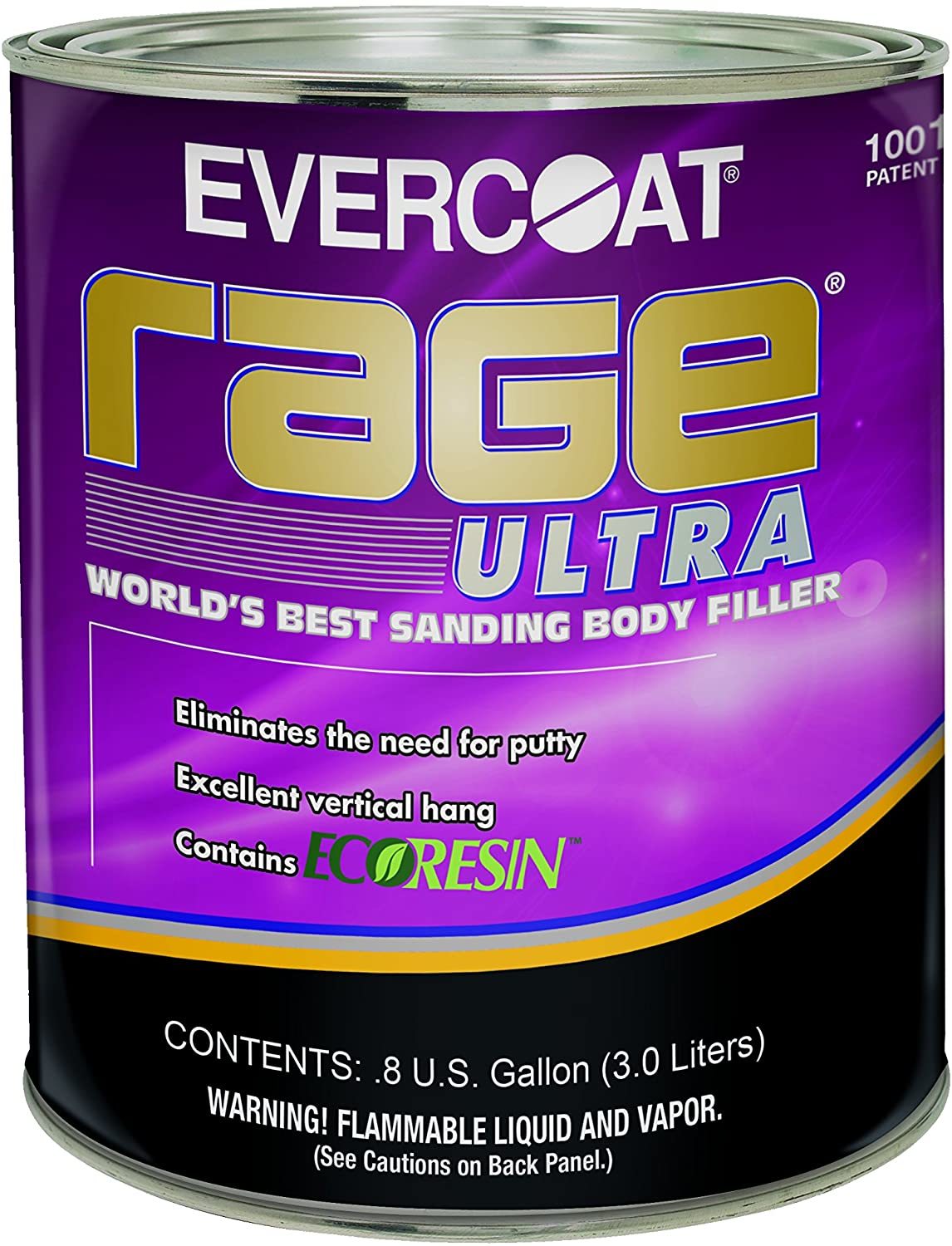 Evercoat Rage Ultra Body Filler 3.4LT QTY4