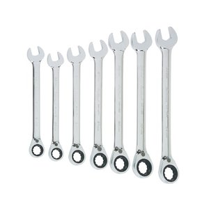 7PC Gear Ratchet Spanner Set 