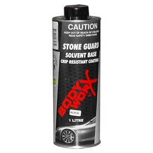 Bodyworx Stone Guard Solvent Based 1lt Black