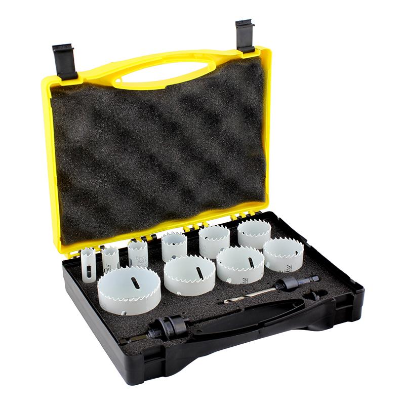 12pce Tradesman Hole Saw Kit