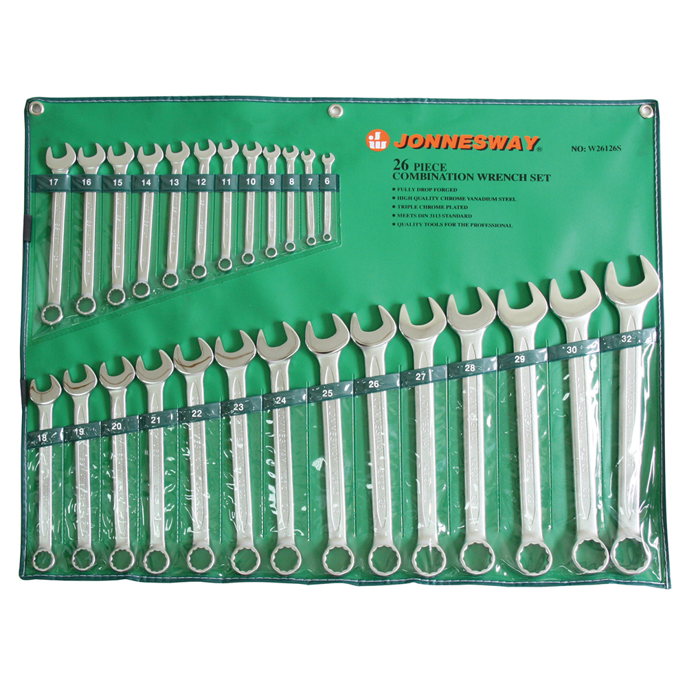 Jonnesway 26PCS German Type Comb Wrench Set