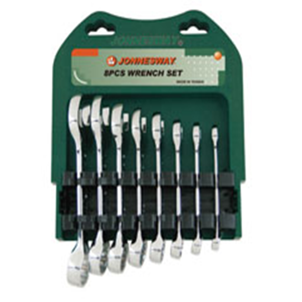 Jonnesway 8PC Stubby Combination Wrench Set