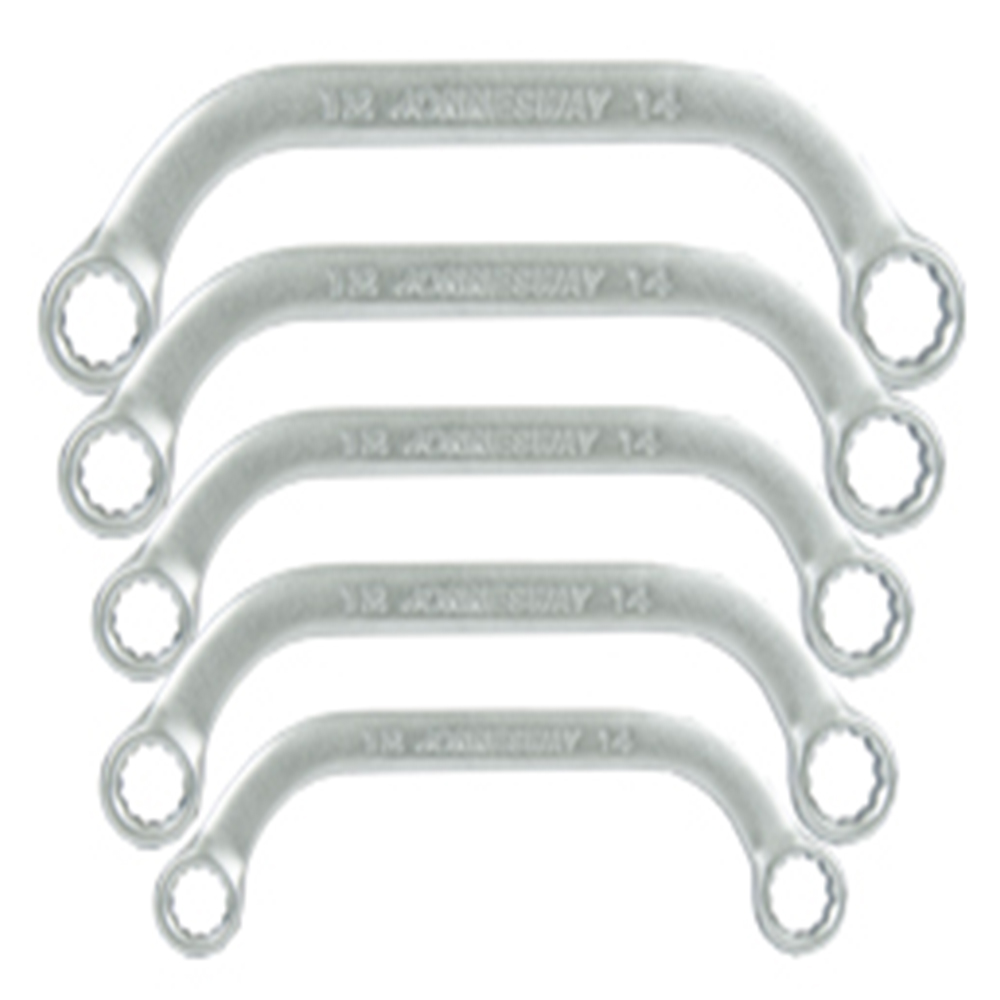 Jonnesway 5PCS Half-Moon Ring Wrench Set