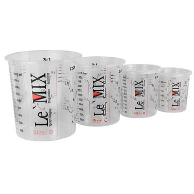 Le'Mix Paint Mixing Cups 1300ml