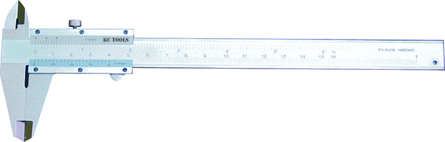 Dual Scale Caliper, Vernier 150MM / 6"