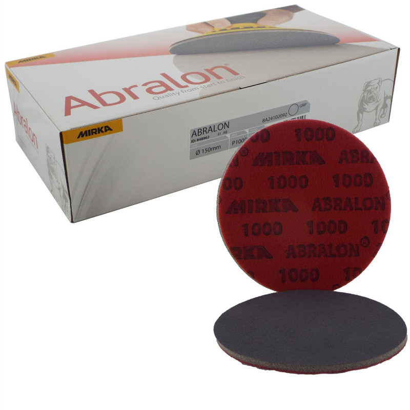 Mirka Abralon Disc 150mm - (180 - 4000 grit)