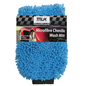 Mothers Microfibre Chenille Noodle Wash Mitt (Blue)
