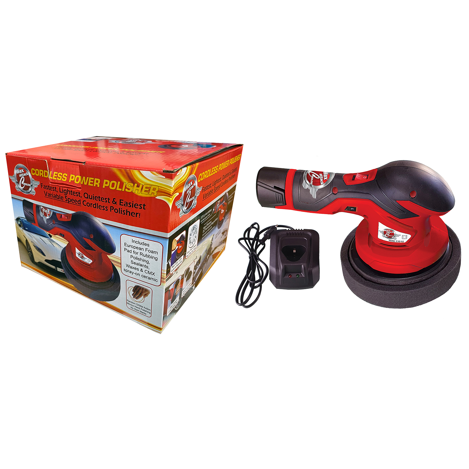 Mothers Wax Attack Cordless Polisher