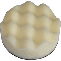 Waffle Polish Pad White 75mm