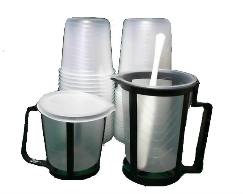 Le'Mix Mixing Cups Rigid 