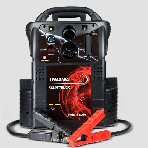 P8-WH - 12/24v 6400 Peak Amps AGM Batteries Booster with Wheels & Handle