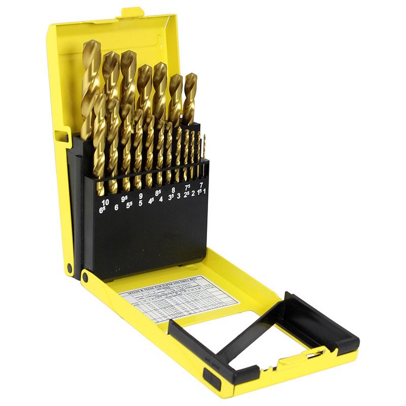 19pc Metric Alpha Slimbox Drill Set 1.0-10.0mm