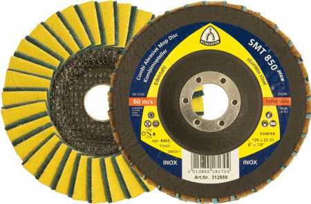 Klingspor Combi-Abrasive Mop Disc 115mm & 125mm