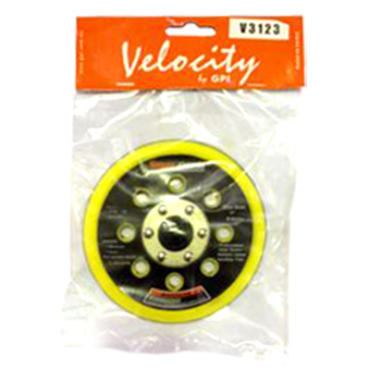 Velocity Velcro Face Pad 125mm DA 8 Holes 