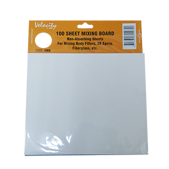 Velocity Body Filler Mixing Board - White