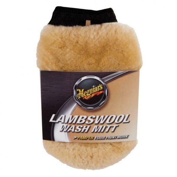 Meguiars Lambswool Wash Mitt With Bug Remover