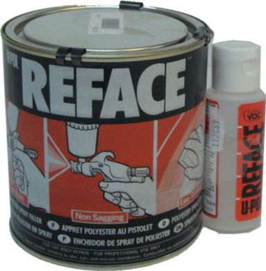 U-Pol Reface Sprayable Primer,Filler,Putty 1lt