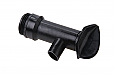 Black Plastic Drum Tap: 10mm Outlet