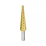 Bristol 4-12mm Straight Flute Step Drill - Carded