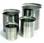 Aluminium Bevelled Edge Mixing Pots