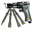 Heavy Duty Air Hammer + 4 Piece Chisel